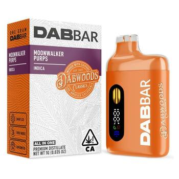 VAPE- DABBAR CLASSICS 2.0 DISTILLATE MOONWALKER PURPS 1G