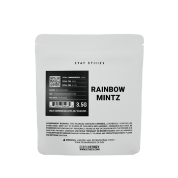 - RAINBOW MINTZ - 3.5G White Label Mylar