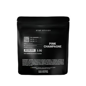 - PINK CHAMPAGNE - 3.5G Black Label Mylar