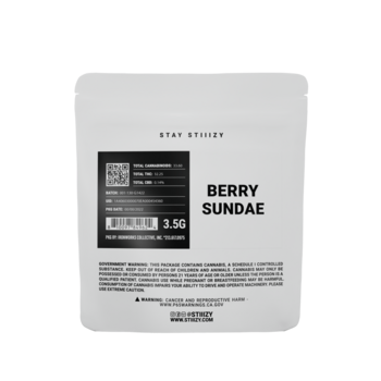 - BERRY SUNDAE - 3.5G White Label Mylar