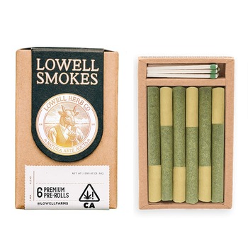 LOWELL Smokes Pre⁠-⁠Roll Pack, The Zen Hybrid, 0.59g (6⁠-⁠ct)