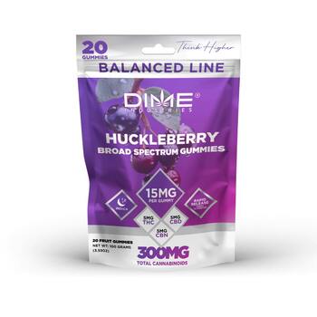 Balanced Line Huckleberry "Evening" CBN Gummies