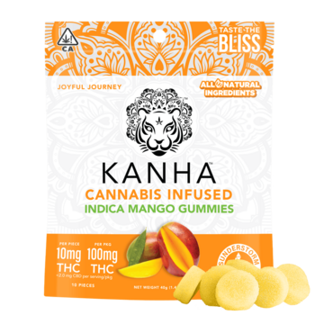 KANHA | Mango | Indica | 100mg THC | 10-pack