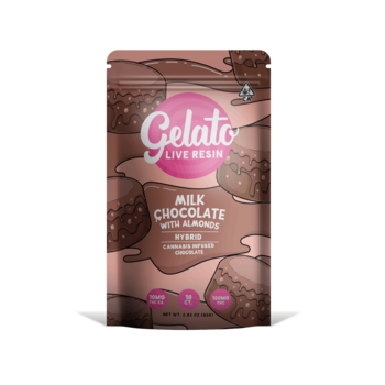 Milk Chocolate with Almonds Chocolate Bar 100mg