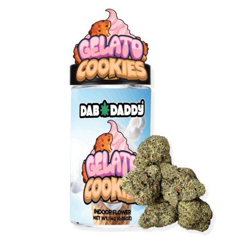 Gelato Cookies Flower Dab Daddy® 28g Premium Indoor Flower