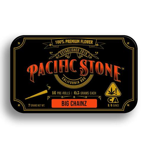 Pacific Stone | Big Chainz | Pre-Rolls | 0.5g each | 14pk