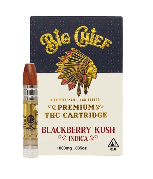 Big Chief | Blackberry Kush | Cartridge | 1g