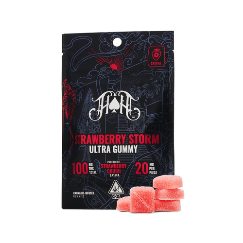 Ultra | Strawberry Storm Gummies | 100mg | 5ct | 20mg/ea