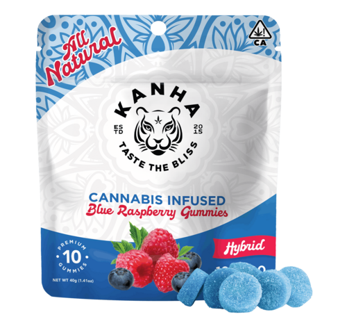 Classic | Blue Raspberry Gummies | 100mg | 10ct | 10mg/ea