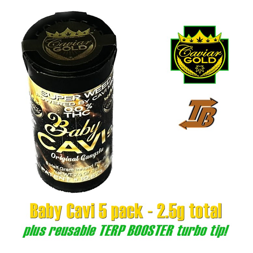 Caviar Gold l Baby Cavi l King Cavi OG l 2.5g 5pk