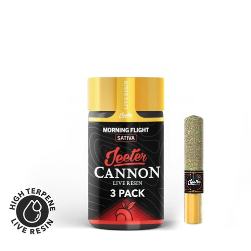 Morning Flight | Live Resin Cannons | Infused Minis | 0.5g ea | 3pk