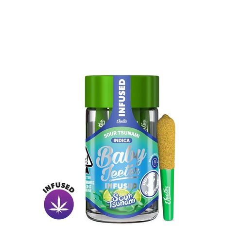 Jeeter | Sour Tsunami | Baby Infused Minis | 0.5g each | 5pk
