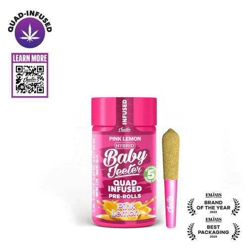 Jeeter | Pink Lemon | Quad-Infused Minis | 0.5g each | 5pk