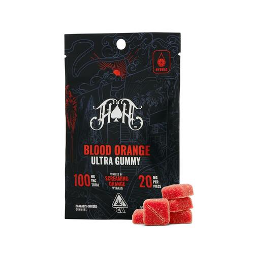 Ultra | Blood Orange (Screaming Orange) Gummies | 100mg | 5ct | 20mg/ea