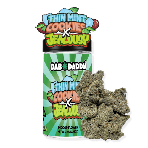 Thin Mint Cookies X Jealousy Flower Dab Daddy® 14g Premium Indoor Flower