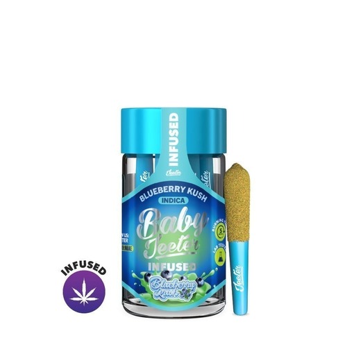 Jeeter | Blueberry Kush | Baby Infused Minis | 0.5g each | 5pk